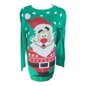 NWT Womens Plus Guilty Knitwear Reindeer Ugly Christmas Sweater - Sz 2X